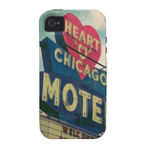 Heart of Chicago Motel iPhone Case Case-Mate iPhone 4 Covers