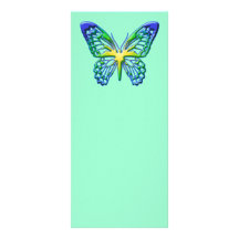 Heart of Gold Butterfly Rack Cards