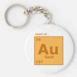 Heart of Gold Keychains