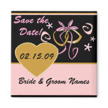 Heart of Gold Save the Date Magnet