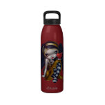 Heart of Nails Water Bottle gothic valentine angel