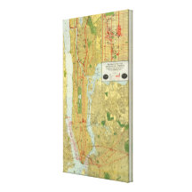 Heart of New York Stretched Canvas Print