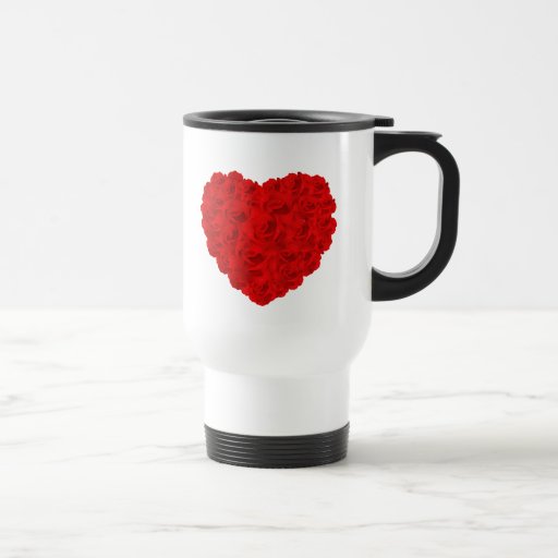 Heart of Roses travel mug