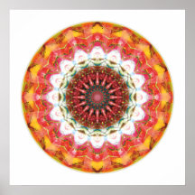 Heart of Surrender Mandala 1 Posters
