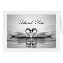 Heart of Swans Greeting Card