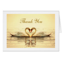 Heart of Swans Greeting Card