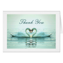Heart of Swans Greeting Cards