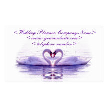 Heart of Swans Wedding Planner Business Cards