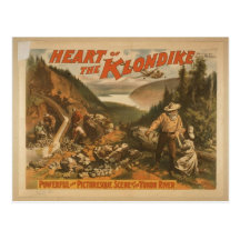 Heart of the Klondike, 'Yukon River' Retro Theatre Postcard