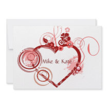 Heart of the Wedding Custom Invites