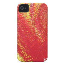 Heart on Fire! iPhone 4 Cover