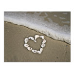 Heart on the Beach Post Cards