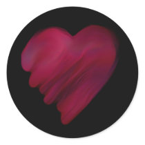Heart One sticker stickers