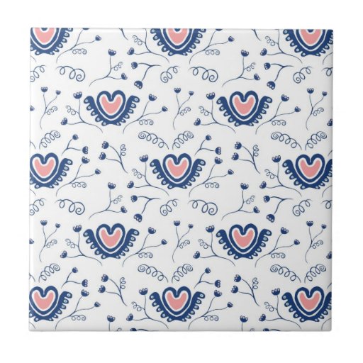 "Heart Pattern" Tile