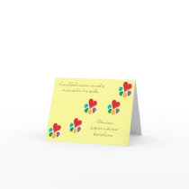 Heart-Paw_"Footprints on the Heart" pet sympathy Cards