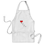 Heart (Paw Prints) Apron