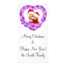 Heart/Photo Personalized Photo Card