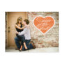 Heart  |  Photo Save the Date Postcard