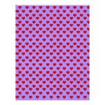 Heart Polka Dot Pattern Personalized Letterhead