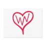 Heart Post Card