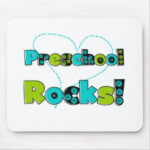 Heart Preschool Rocks T-shirts and Gifts Mousepads