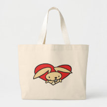 Heart Rabbit Bags