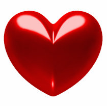 Heart - red cut out