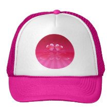 HEART REFLECTIONS & LIGHT RAYS by SHARON SHARPE Mesh Hat