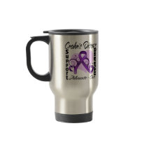Heart Ribbon - Crohn's Disease Awareness Mug