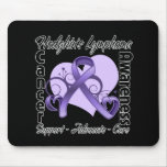 Heart Ribbon - Hodgkins Lymphoma Awareness Mouse Pads