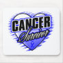 Heart Ribbon Survivor Colon Cancer Mousepads
