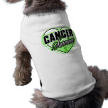 Heart Ribbon Survivor Lymphoma Dog Tee Shirt