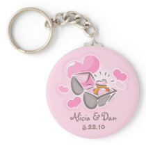 Heart Ring Custom Keepsake Keychains