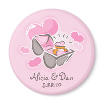 Heart Ring Custom Keepsake Magnets