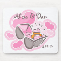 Heart Ring Custom Keepsake Mouse Pads
