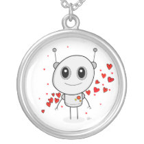 Heart Robot - Necklace necklaces