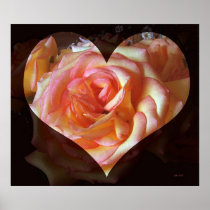 Heart Rose Print