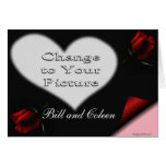 Heart & Roses Invitation- customize any occasion Cards