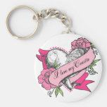 Heart & Roses Keychains