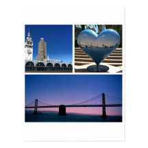 Heart San Francisco Postcard