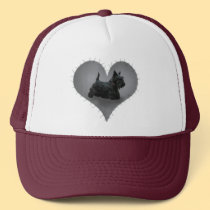 Heart Scottie hats