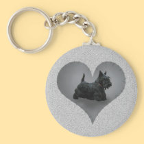 Heart Scottie keychains
