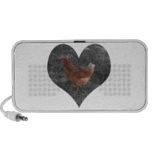 Heart Shaped Chicken Mp3 Speakers