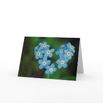 Heart Shaped Forget-me-not Flowers