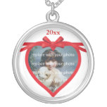 Heart Shaped Photo Frame Pendant