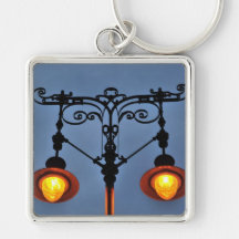 Heart shaped pole keychains