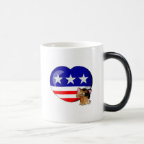 Heart-shaped USA Flag mugs