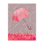 HEART SHOWERS by SHARON SHARPE Postcard