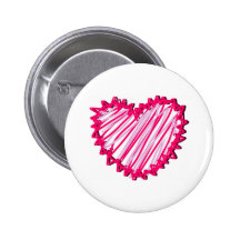 heart  sign pinback button