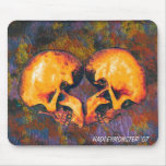 HEART SKULLS MOUSE PADS